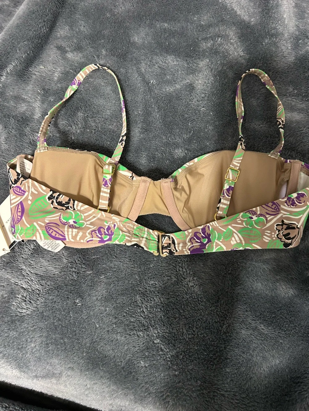 Tory Burch  Floral Bikini Top and Bottom with Tags